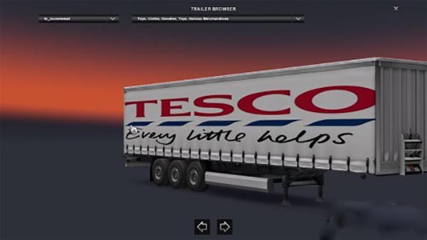 TESCO trailer