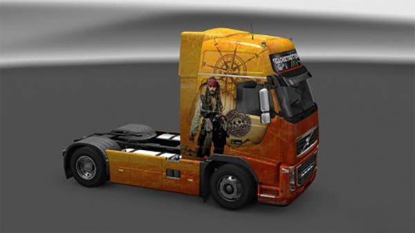 Volvo FH16 Pirates of the Caribbean Skin