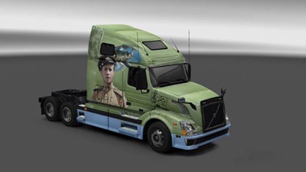 Volvo VNL 670 Only Old Men Are Going to Battle Skin