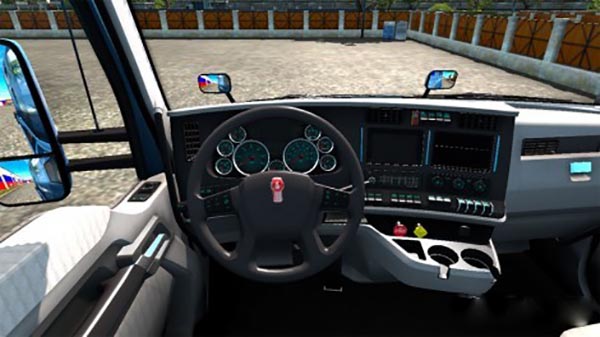 Bright interior for Kenworth T680