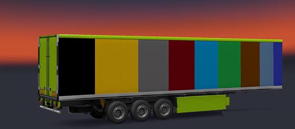 Coloured Trailer Skin