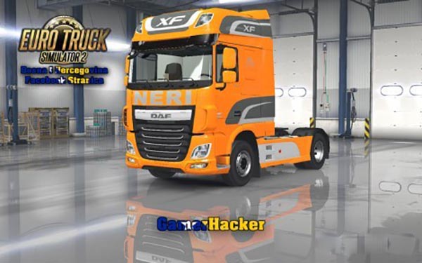 DAF XF E6 Neri Orange Skin