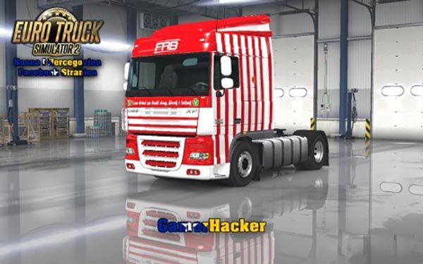 DAF XF FAB Red Skin