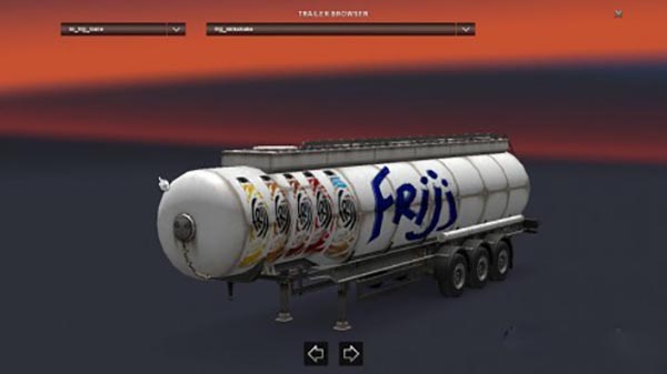 Frijj Milkshake Food Cistern Trailer