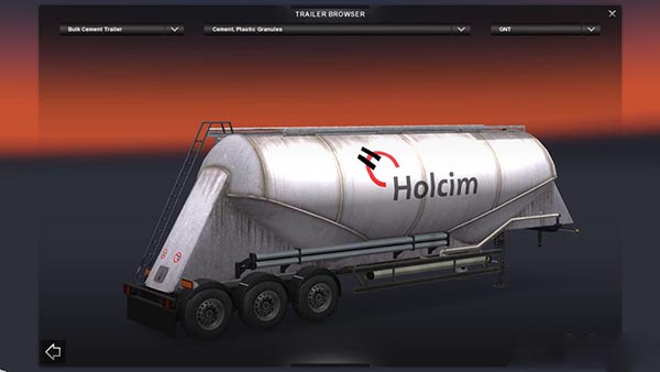 Holcim Cement Trailer