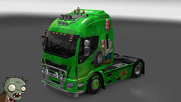 Iveco Hi Way Plants vs Zombies Skin