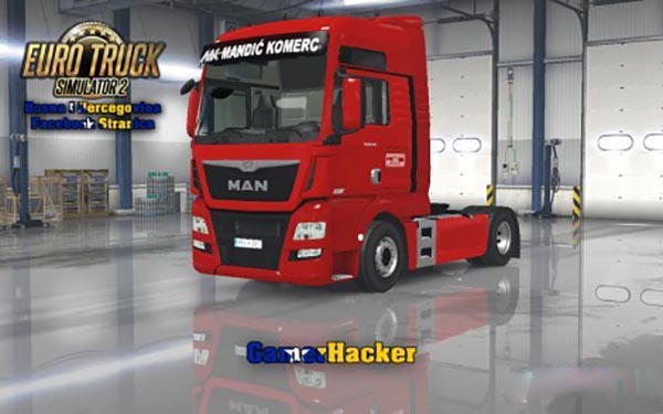 MAN TGX E6 Mandic Red Skin