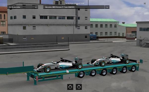 Mercedes AMG Petronas Formula One Team Trailer