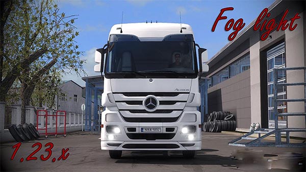 Mercedes Actros MP3 Fog light v1.5