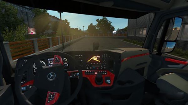Mercedes Actros MP4 2014 Red Interior