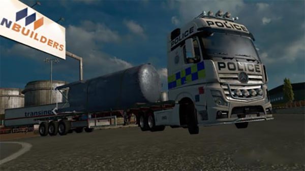 Mercedes-Benz New Actros Police Skin