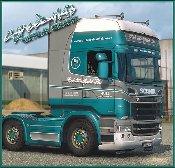 Rob Hatfield skin for RJL Scania