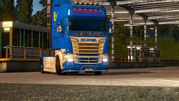 Scania RJL Blue Lady Skin