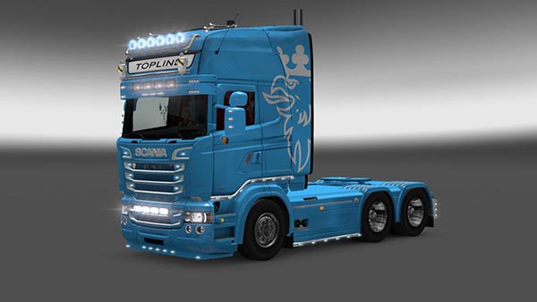 Scania RJL Blue Skin