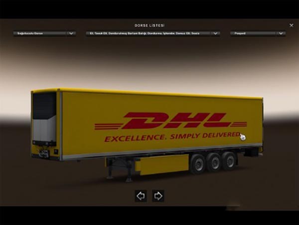 Scania RJL DHL Combo Skin Packs