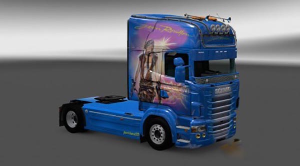 Scania RJL Resident Evil Skin