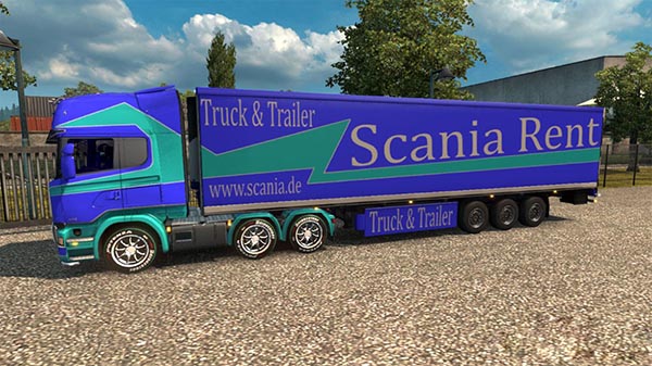 Scania Streamline Scania Rent skin pack