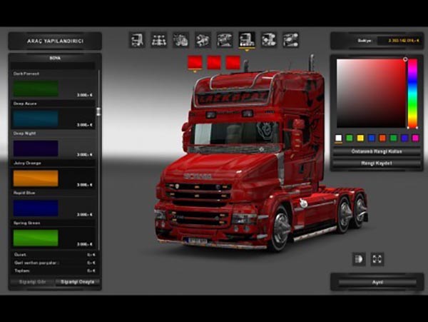 Scania T Metalic Skin