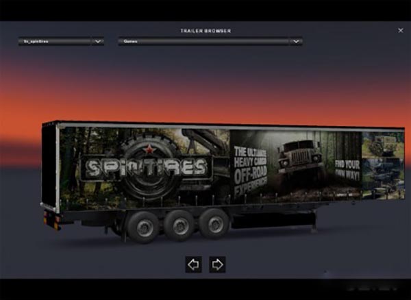 SpinTires Trailer Skin