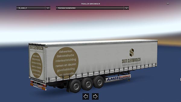 Sven Slembrouck Chestnut Wood Trailer