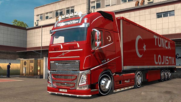 Volvo FH16 540 + Interior + Trailer