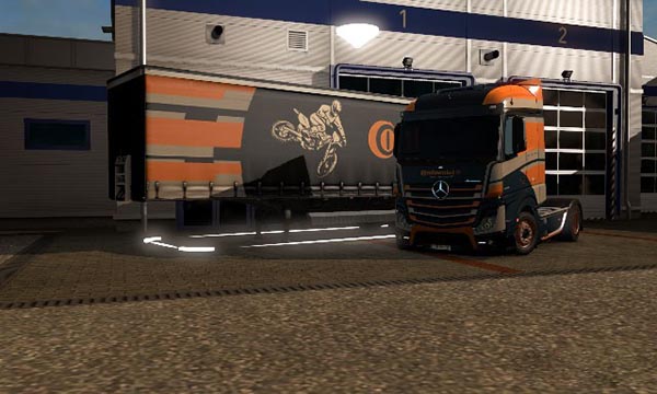 MB Actros MP IV 2014 + trailer Continental Skin