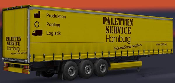Palettenservice Hamburg Doublepack Trailer