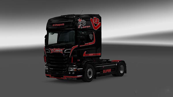 Scania RJL DS Transporte Skin