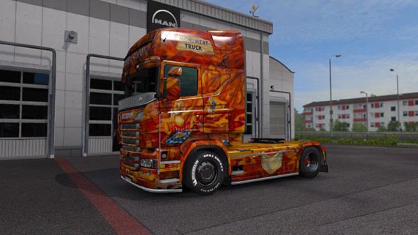 Scania RJL Herpa Monument Truck Skin