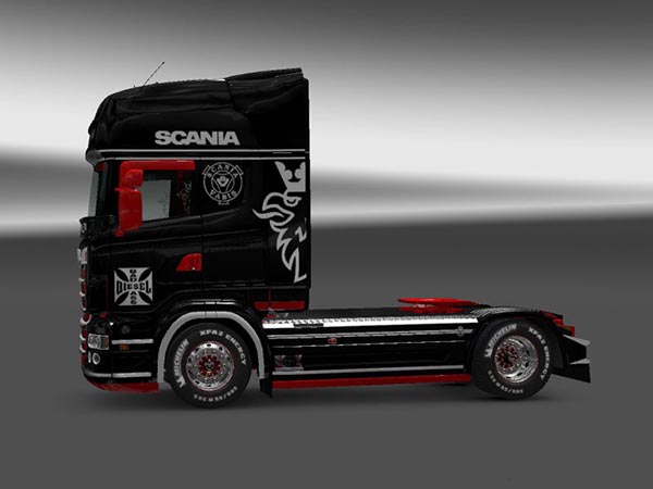 Scania RJL R Individual Stripes Skin