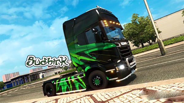 Scania Streamline Abstract Design Livery Skin v 1.0