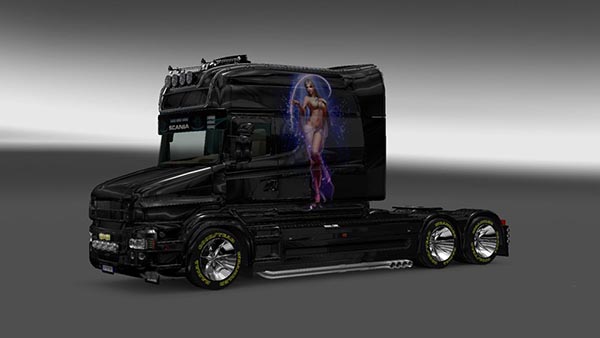 Scania T Longline RJL Girl Skin
