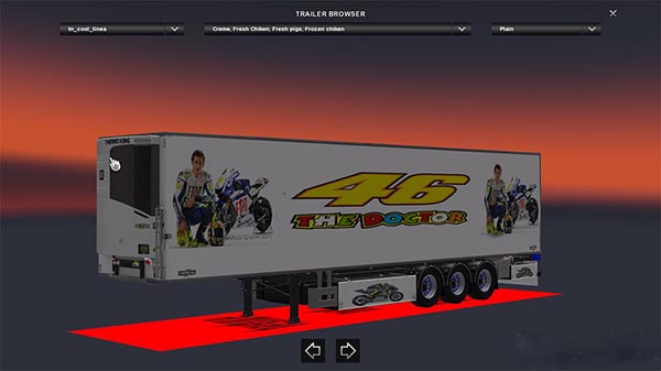 Valentino rossi trailer