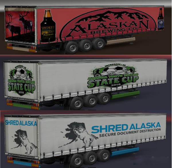 Alaska Curtainside Trailers