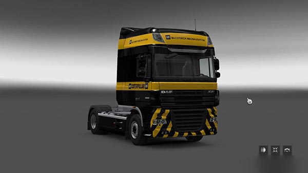 DAF XF Catterpilar Skin