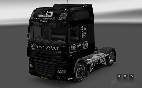 DAF XF Metallica Skin v 1.0