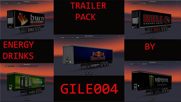 Energy Drinks Trailer Pack