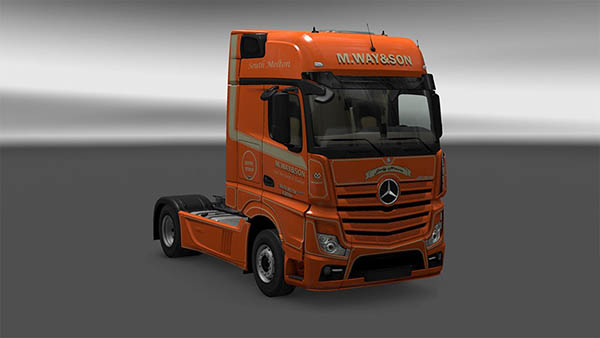 Mersedes New Actros M.Way&Son skin