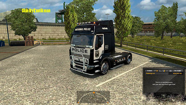 Renault Premium Police Skin