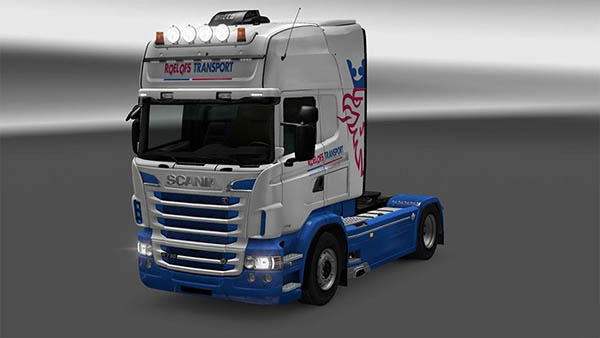 Roelofs Transport skin for Scania RJL Topline