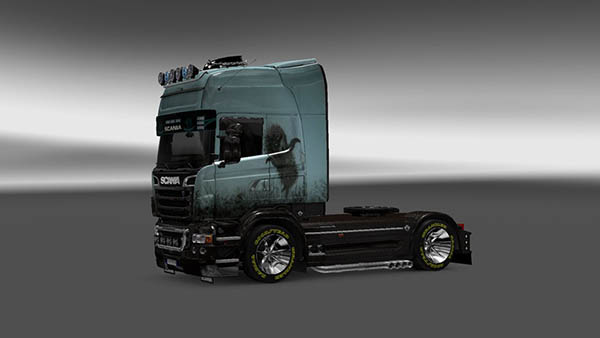 Scania R 2009 Hedgehog in the Fog Skin