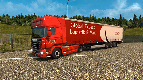 Scania R Streamline TNT Skins and trailer