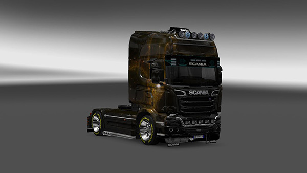 Scania Streamline Fantastic Landscape Skin v 4.0