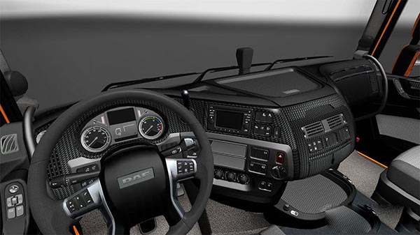 DAF E6 Carbon Black Interior