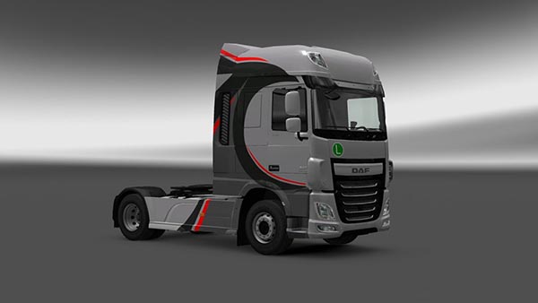 DAF XF Euro 6 Grey Skin