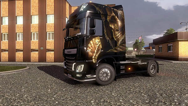 DAF XF Skull Skin