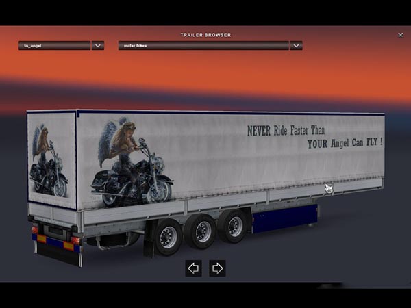 Motorbike trailer