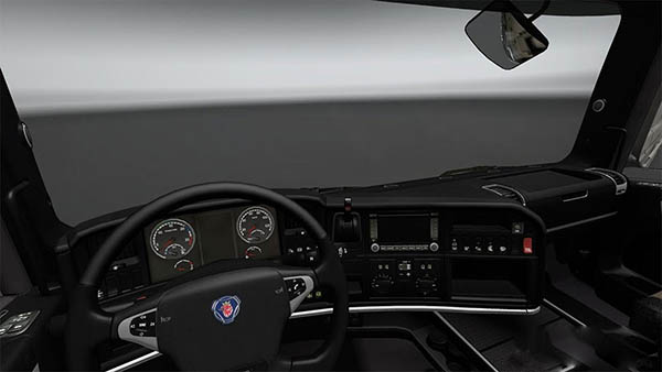 Scania Black Interior