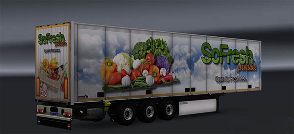 Vegetables trailer